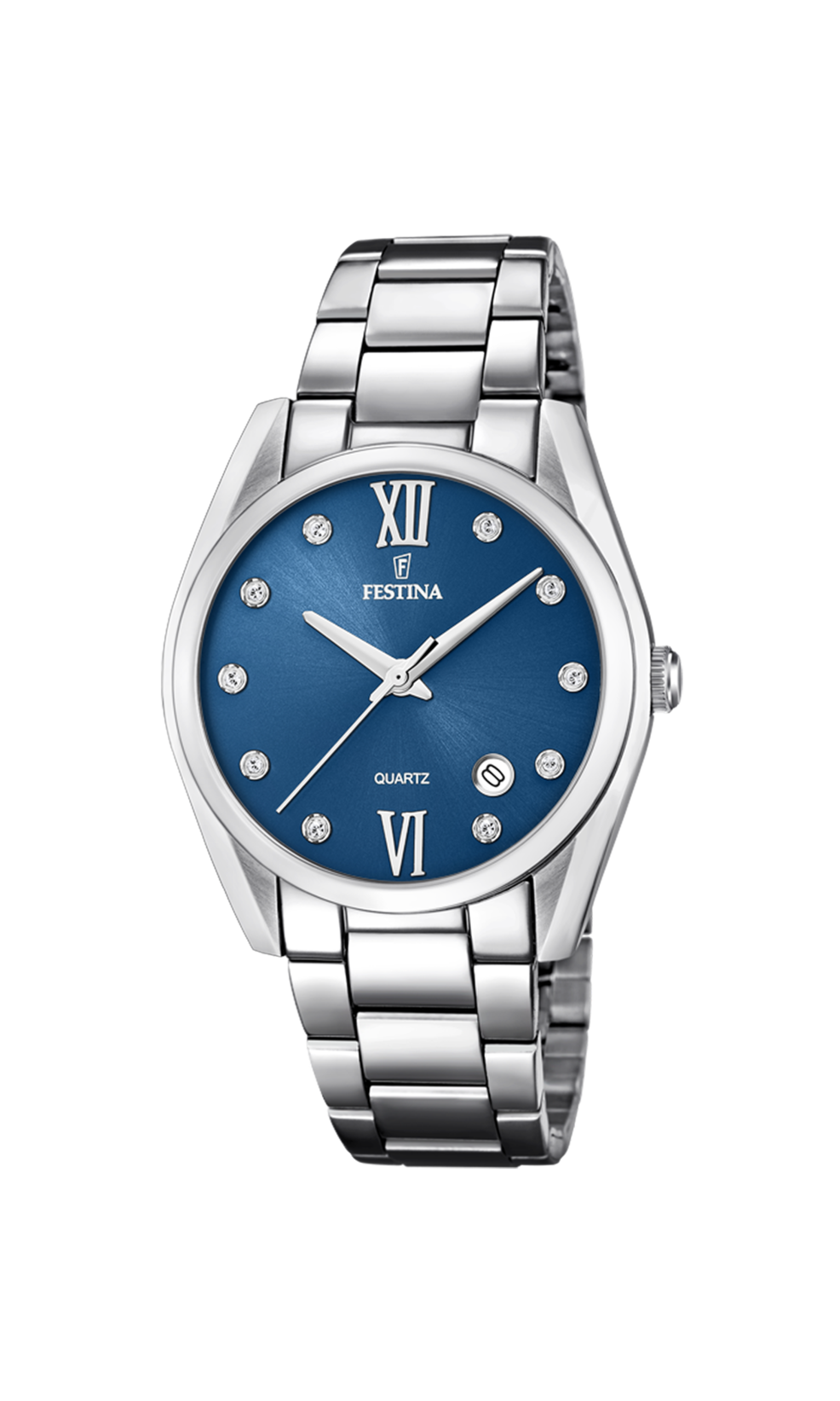 Orologio da da donna Festina Boyfriend, quarzo quadrante blu, 37mm - F16790/C