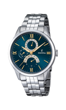 Orologio da uomo Festina Classics, quarzo quadrante azzurro, 43mm - F16822/A