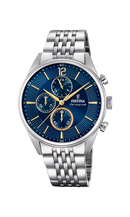 Orologio da uomo Festina Timeless Chronograph, quarzo quadrante blu, 41.5mm - F20285/3