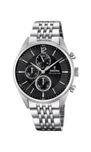 Orologio da uomo Festina Timeless Chronograph, quarzo quadrante nero, 41.5mm - F20285/4