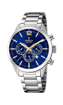 Orologio da uomo Festina Timeless Chronograph, quarzo quadrante blu, 43.5mm - F20343/2
