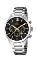 Orologio da uomo Festina Timeless Chronograph, quarzo quadrante nero, 43.5mm - F20343/4