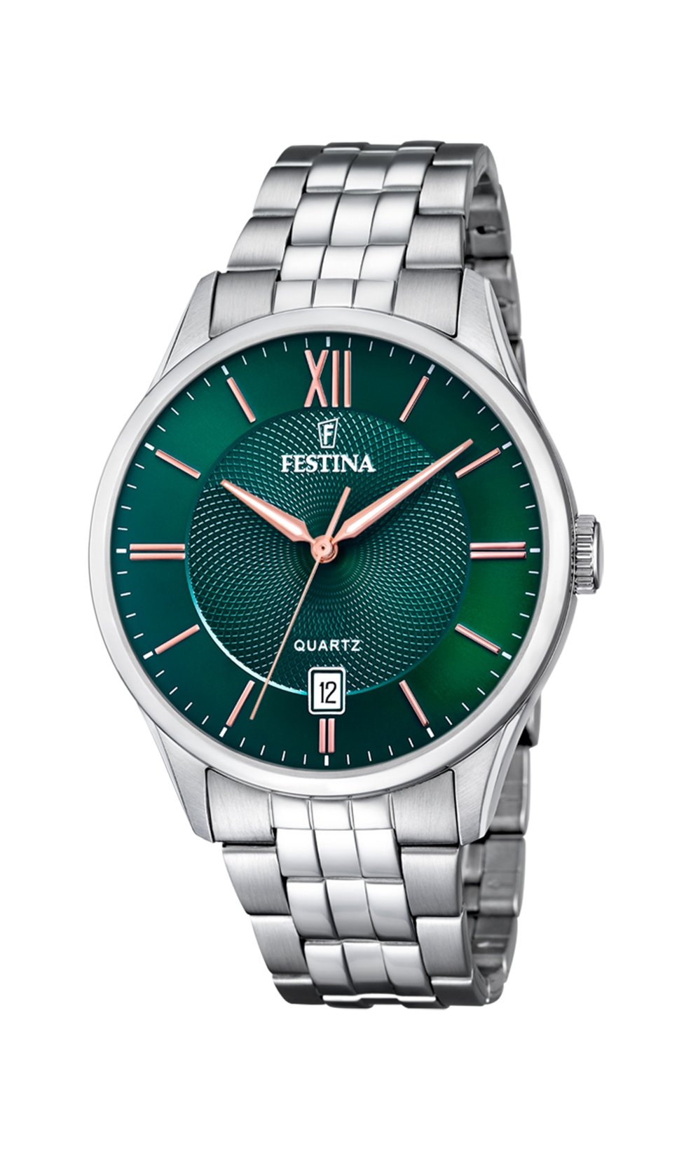 Orologio da uomo Festina Classics, quarzo quadrante verde smeraldo, 43mm - F20425/7