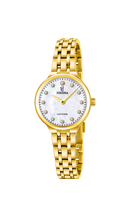 Orologio da donna Festina Mademoiselle, bracciale PVD oro e quadrante bianco, movimento quarzo, 28.5mm - F20745/1