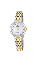 Orologio da donna Festina Mademoiselle, beige cinghia acciaio inossidabile, bracciale bicolor, quarzo quadrante madreperla, 28.5mm - F20792/1