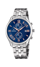 Orologio da uomo Festina Timeless Chronograph, quarzo quadrante azzurro, 42mm - F6854/6