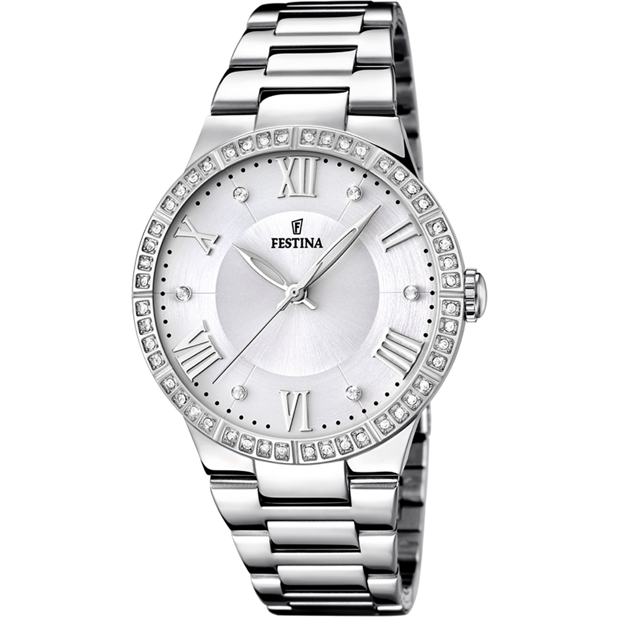 Orologio da da donna Festina Boyfriend, quarzo quadrante silver, 36.5mm - F16719/1