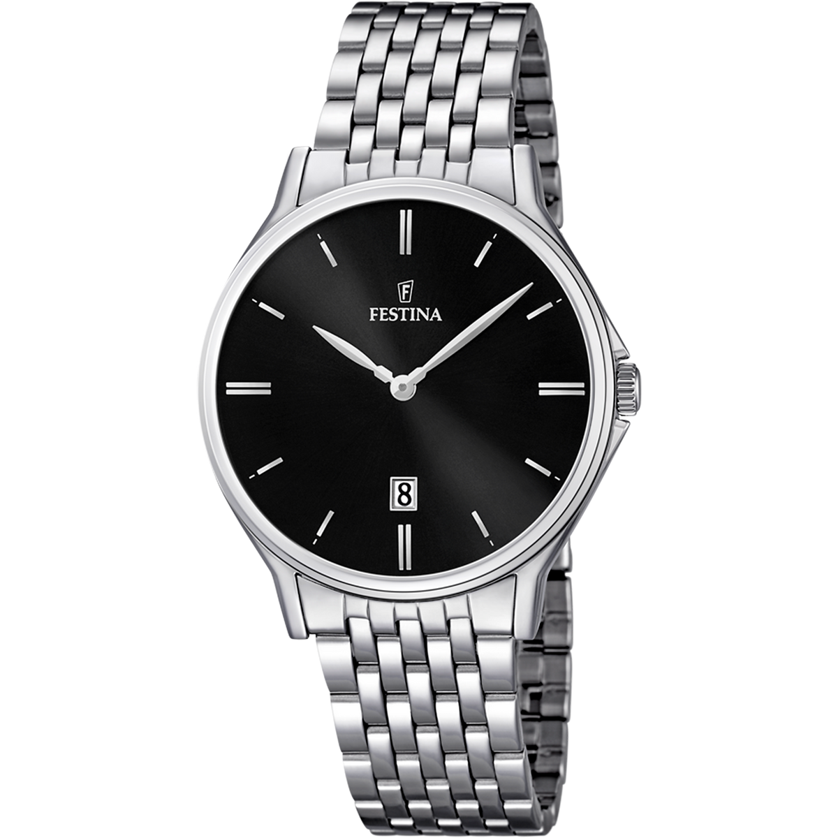 Orologio da uomo Festina Classics, quarzo quadrante nero, 39mm - F16744/4