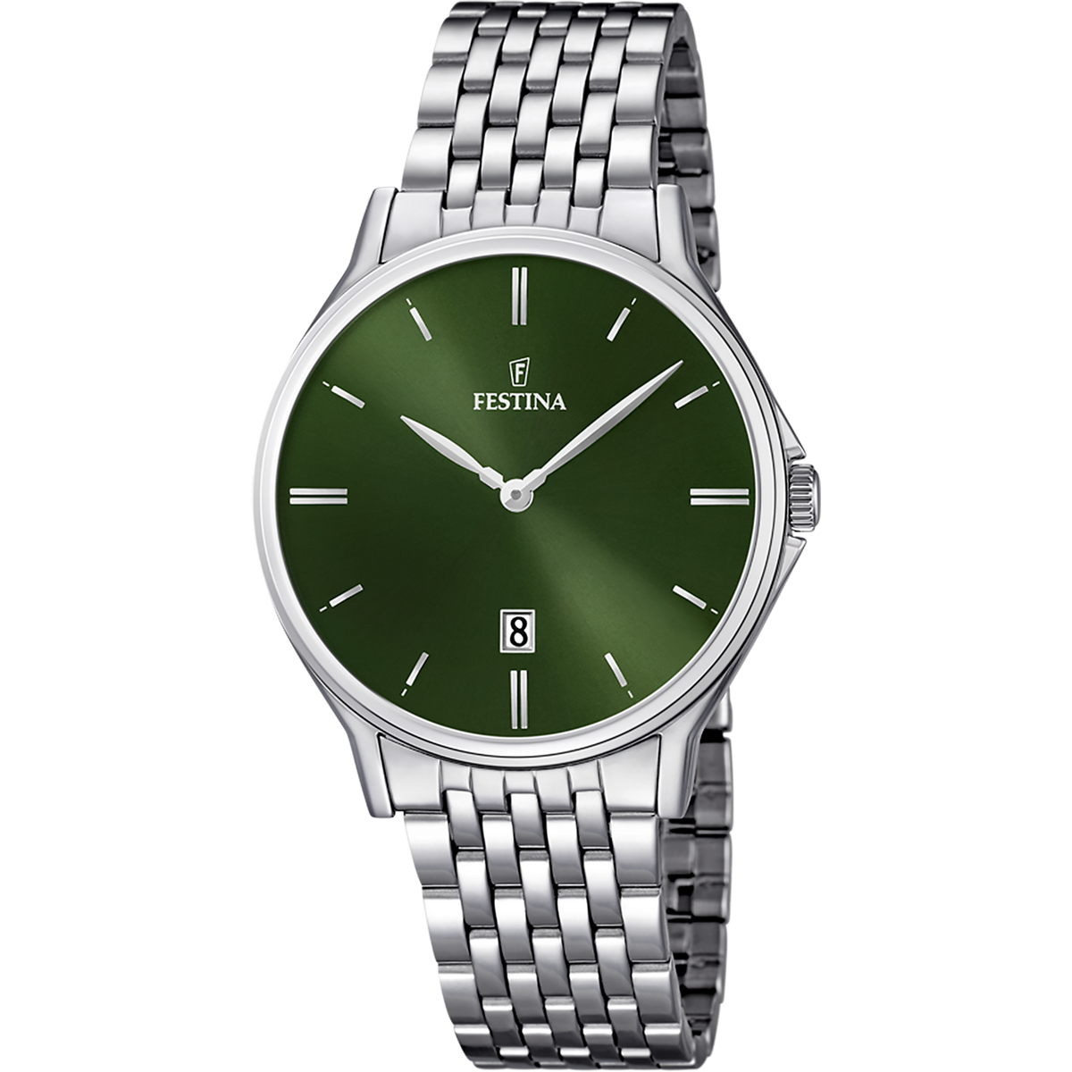 Orologio da uomo Festina Classics, quarzo quadrante verde, 39mm - F16744/5