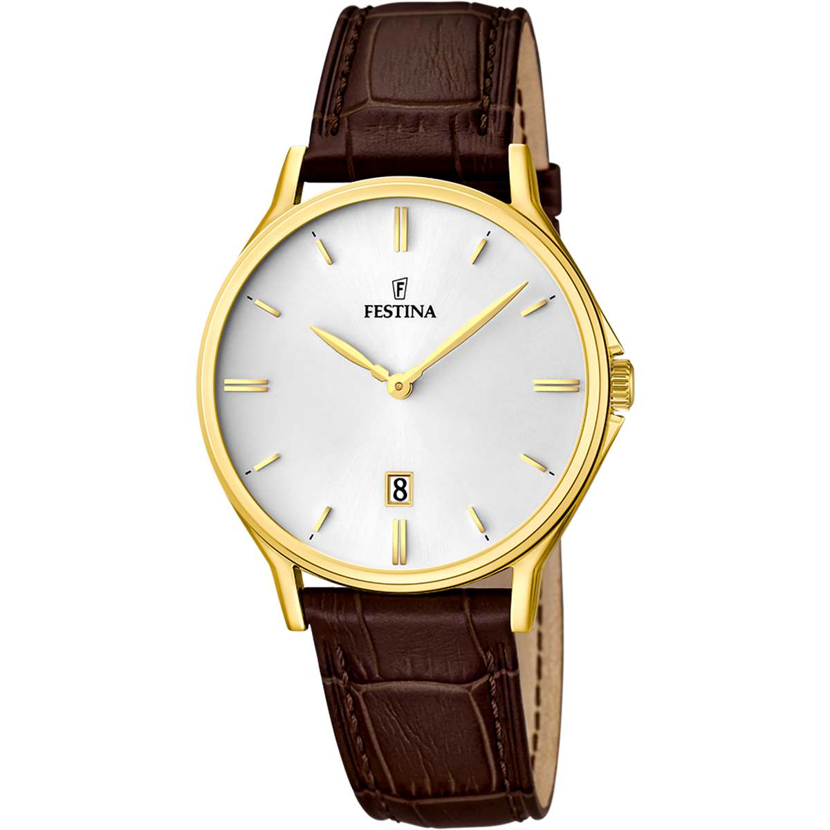 Orologio da uomo Festina Classics, quarzo quadrante bianco, 39mm - F16747/1