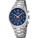 Orologio da uomo Festina Timeless Chronograph, quarzo quadrante blu, 43.5mm - F16820/A