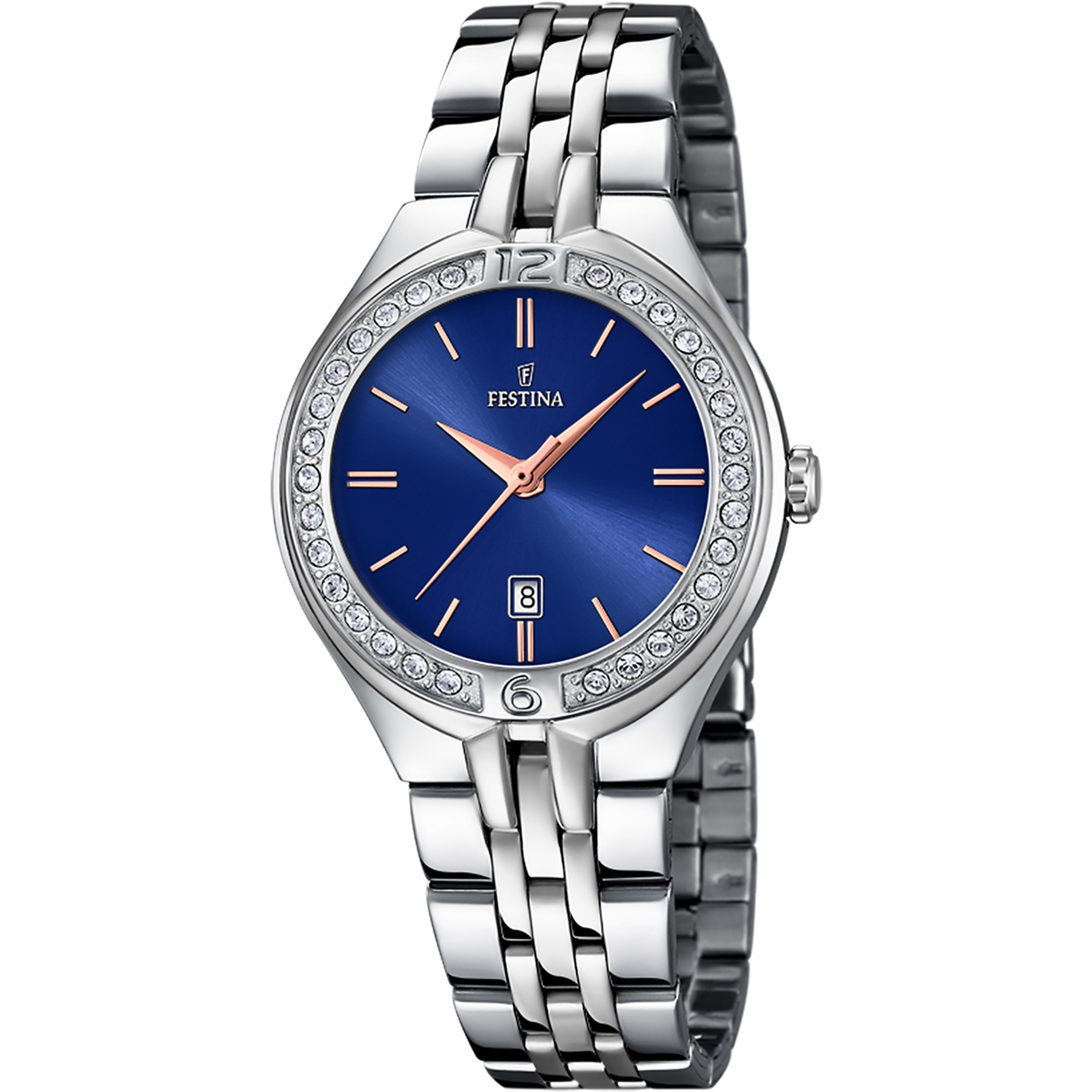 Orologio da donna Festina Mademoiselle, quarzo quadrante blu, 32mm - F16867/5