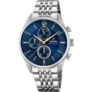 Orologio da uomo Festina Timeless Chronograph, quarzo quadrante blu, 41.5mm - F20285/3