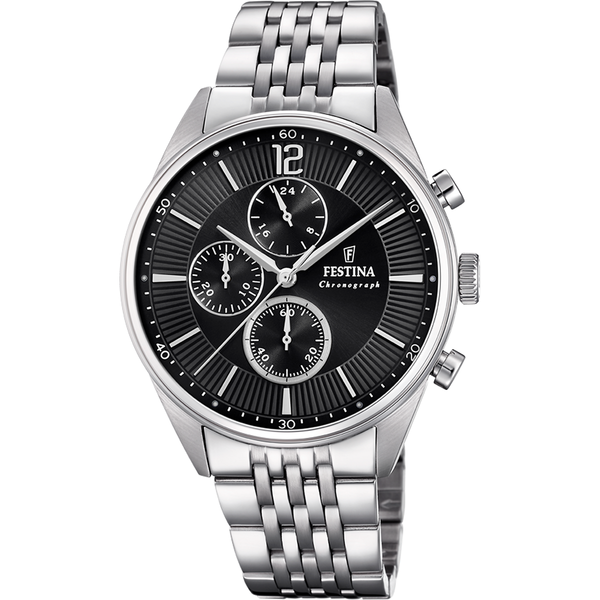 Orologio da uomo Festina Timeless Chronograph, quarzo quadrante verde, 45mm - F20285/4