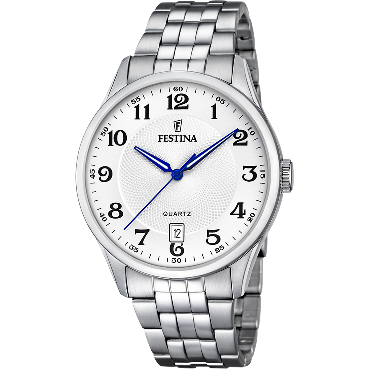 Orologio da uomo Festina Classics, quarzo quadrante bianco, 43mm - F20425/1