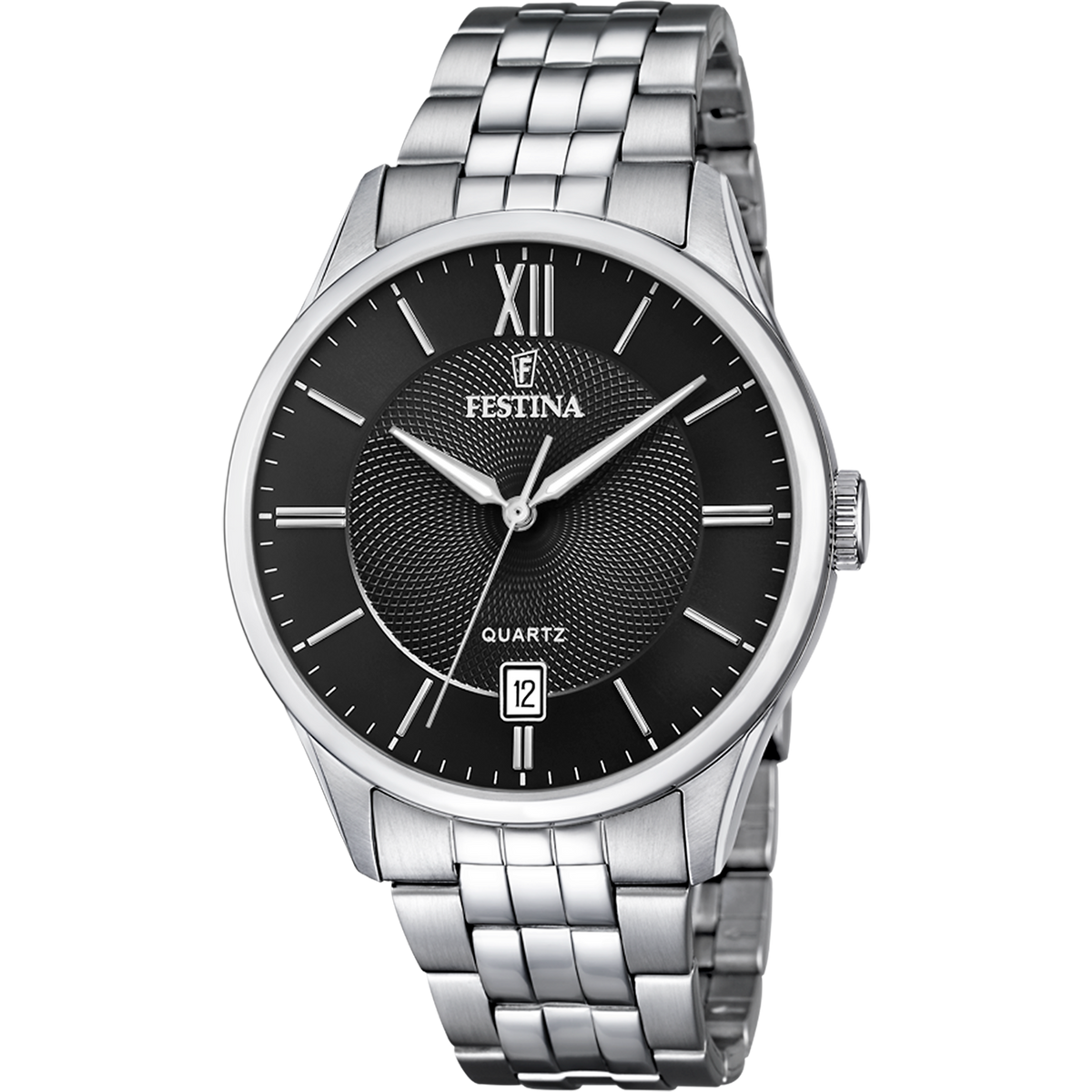 Orologio da uomo Festina Classics, quarzo quadrante nero, 43mm - F20425/3