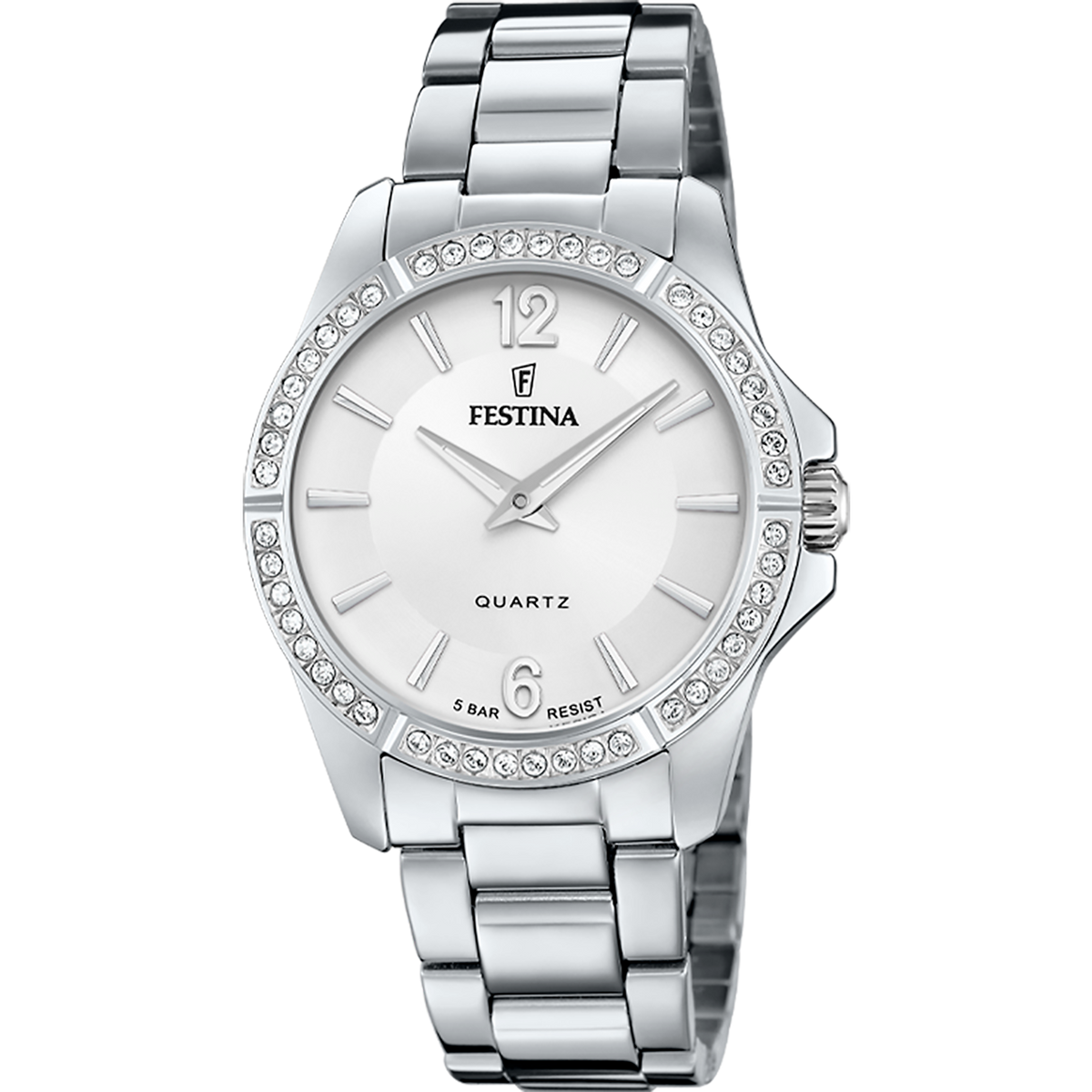 Orologio da da donna Festina Boyfriend, quarzo quadrante bianco, 34.5mm - F20593/1