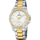 Orologio da da donna Festina Boyfriend, bicolor quarzo quadrante bianco, 34.5mm - F20594/1