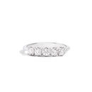 Recarlo Anniversary ring in white gold and diamonds with 5 stones, 0.20 ct - R01MZ734/020