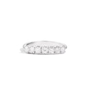 Eternity ring with 7 stones in white gold and diamonds, 0.70ct - R01MZ735/070