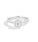 SOLITARIO RECARLO ANNIVERSARY CON DIAMANTI SUL GAMBO, 0.4ct - R01SC018/040