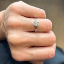 SOLITARIO RECARLO, COLLEZIONE ANNIVERSARY, IN ORO BIANCO 18KT E DIAMANTI, 0.31ct - R01SO030/031