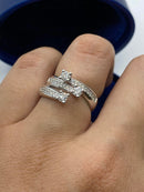 Recarlo Trilogie-Ring aus Weißgold mit Diamanten, Eternity Collection, 0,63 ct – R02TC679/065