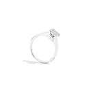 Anello Solitario con mosaico diamanti, collezione nodo d'amore, 0,19 ct - R04SO988/020