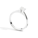 Solitaire ring in white gold and diamonds, 0.51ct - R30SO100/051