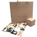 CHOKER MAMAN ET SOPHIE FIVE SKY BLUE FLOWERS, in oro giallo 18kt e polvere di diamanti celeste - GCNSM55