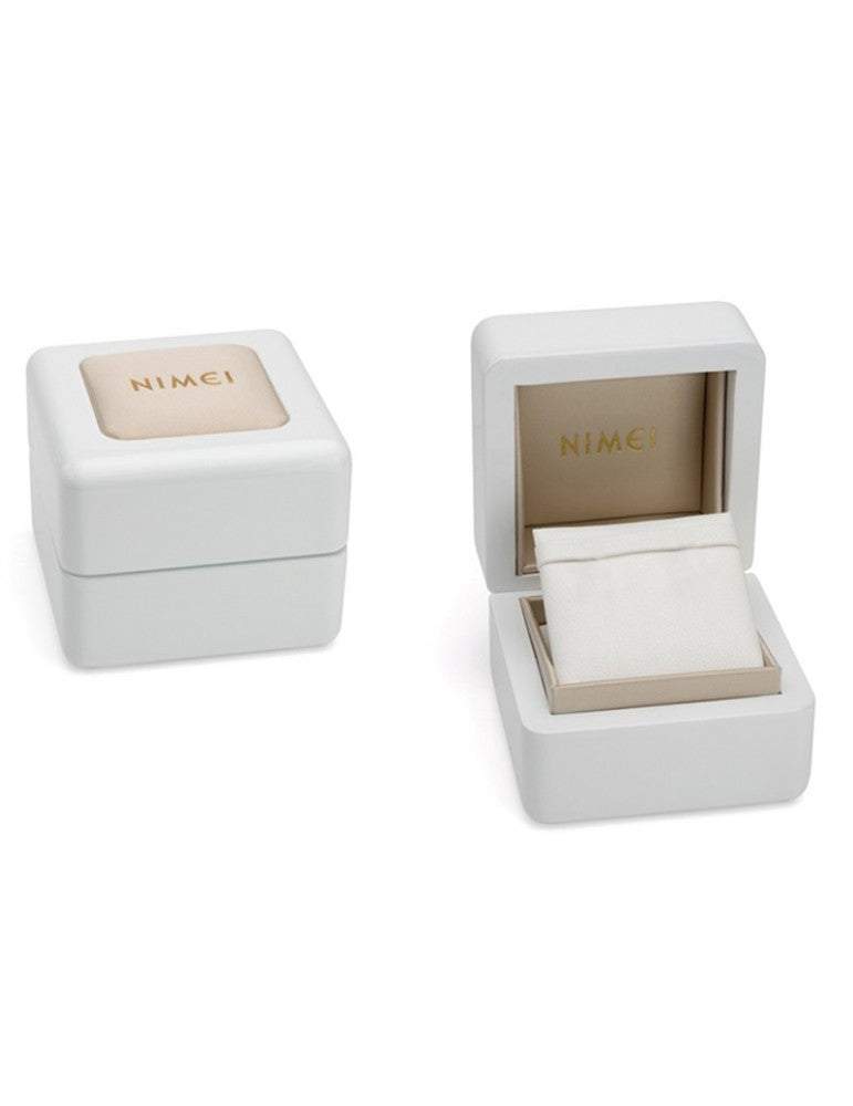 Nimei Orecchini di perle gemelle Akoya Antiqua Special Selection 7-7.5mm in oro bianco 18 kt - PAA775BN