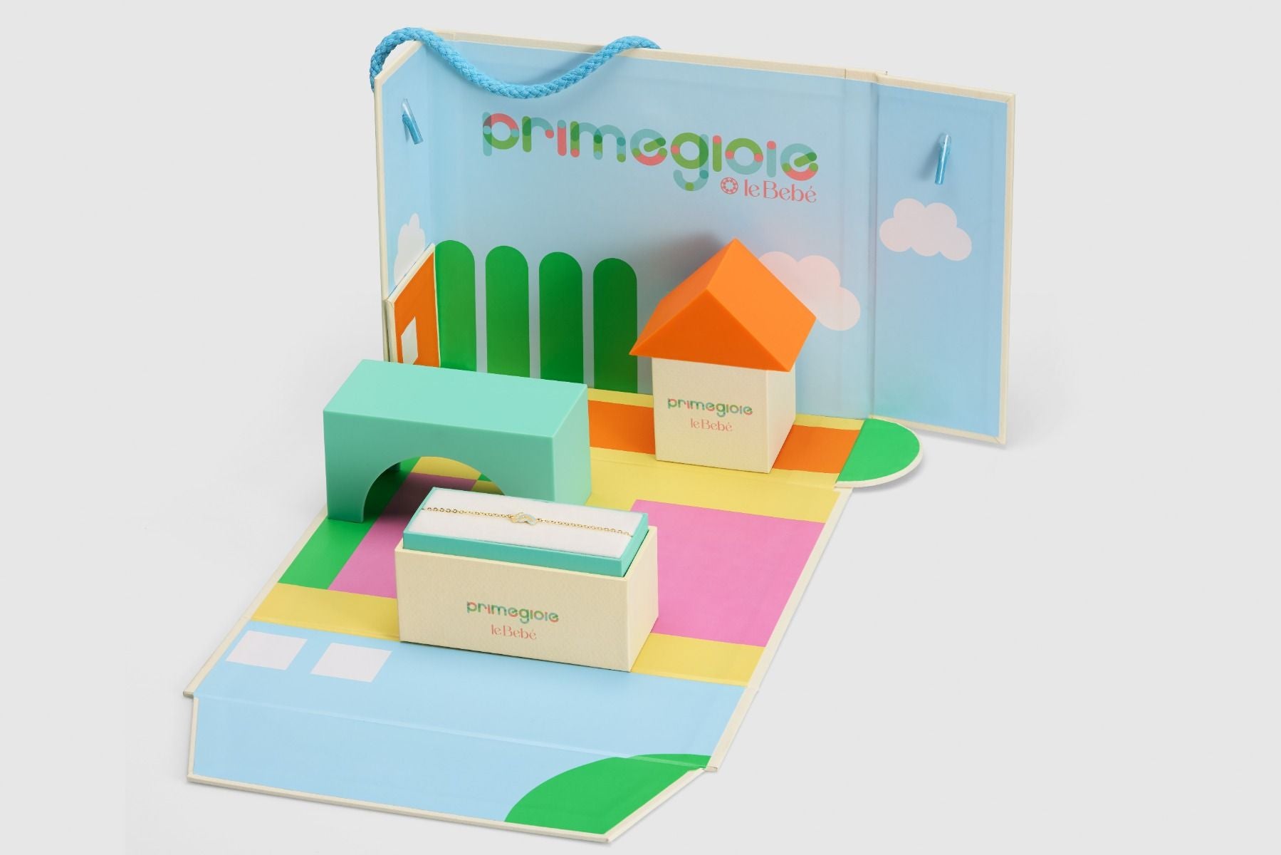 BRACCIALE LE BEBè PRIMEGIOIE IN ORO GIALLO 9KT, FIABE, ispirato a Dumbo - PMG095