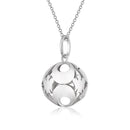 COLLANA CHIAMA ANGELI ROBERTO GIANNOTTI IN ARGENTO con Mezzelune - SFA163