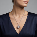 COLLANA roberto giannotti CHIAMA ANGELI in argento con angelo traforato rosato e zirconi - SFA164