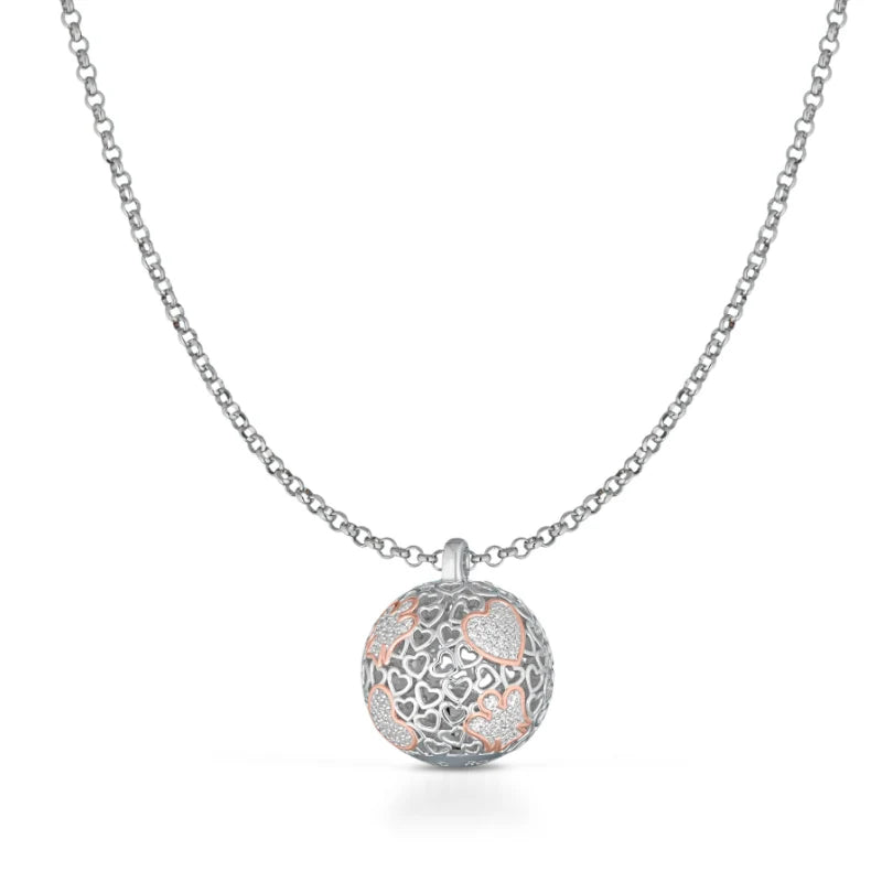 COLLANA ROBERTO GIANNOTTI Chiama angeli cuori e angeli pavè - SFA167
