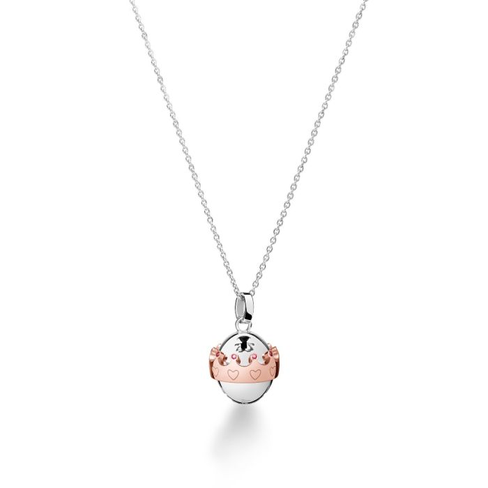 LOVETTO - GHIERA ARGENTO PLACCATO ORO ROSA CON SWAROVSKI - SNM023-R