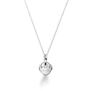 LOVETTO -  GHIERA ARGENTO CON SWAROVSKI - SNM023-S