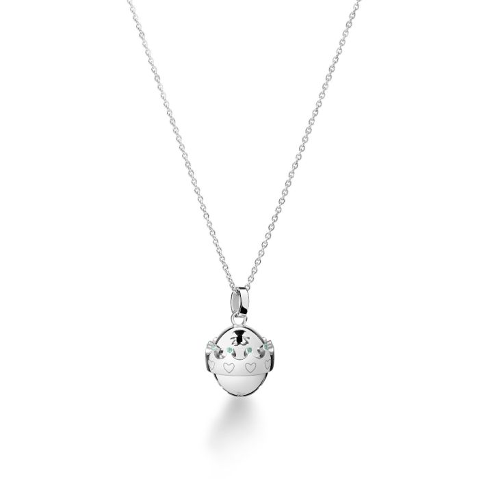 LOVETTO -  GHIERA ARGENTO CON SWAROVSKI - SNM023-S