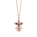 LE BEBè Collana Suonamore I Ciucci in argento placcato oro rosa - SNM082