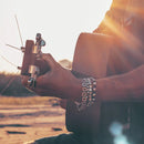 Spadarella Crushed Armband, türkisfarben, 19 cm – SPBR03-Türkis