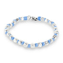 Spadarella Crushed Armband, türkisfarben, 19 cm – SPBR03-Türkis