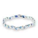 BRACCIALE Spadarella Crushed, unisex, color azzurro degradè - SPBR03-azzurro degradè