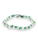 BRACCIALE Spadarella Crushed, unisex, color verde scuro degradè - SPBR03-verde scuro degradè