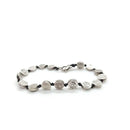 Bracciale Spadarella in argento, da uomo, con nylon nero - SPBR12