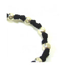 Bracciale Spadarella in argento, CRUSHED 2, colore nero  - SPBR182