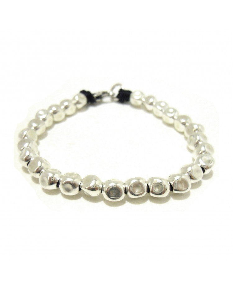 Bracelet with silver nuggets - SPBR252