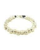 Bracelet with large silver nuggets - SPBR276