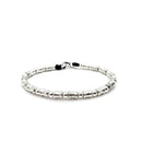 Bracciale Spadarella in argento con sfere 4mm, da uomo - SPBR501