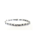 Bracciale Spadarella in argento con pietre ovali - SPBR679