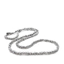 Collana Spadarella, da uomo, in argento e pietre color onice nero lucido - SPGR495